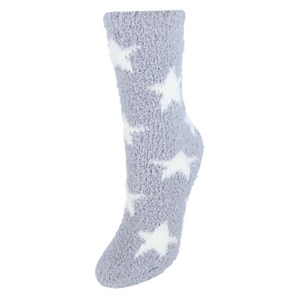 CTM Women's Fuzzy and Cozy Pattern Socks (Pack of 3) - Picture 4 of 4